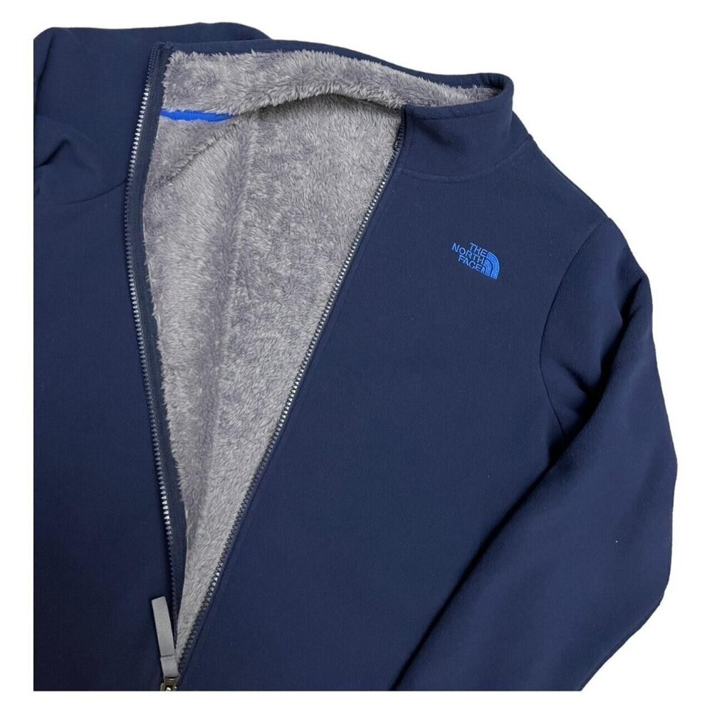 The North Face Jacket Fleece Faux Fur Lined Designer Outdoor Boys Large - Picture 5 of 5